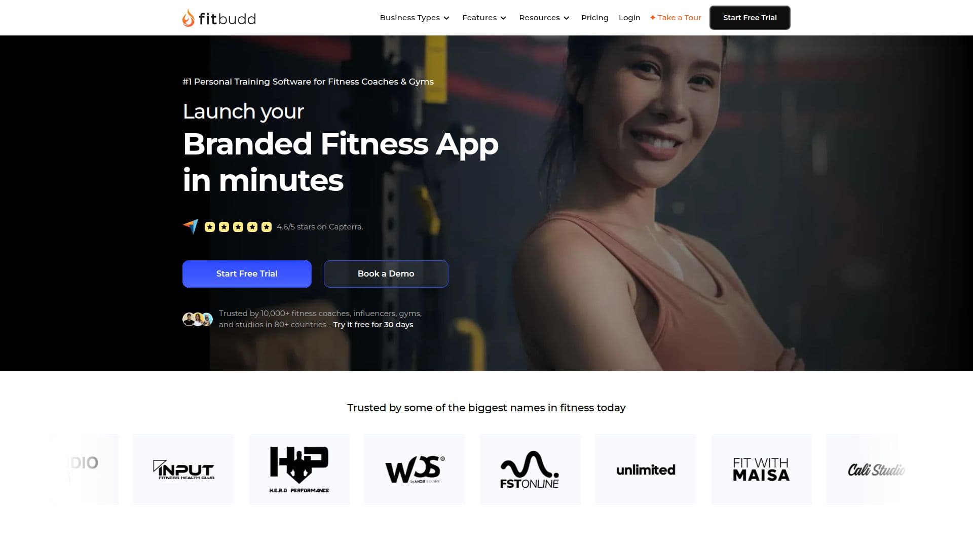 Software de Treinador Pessoal FitBudd screenshot
