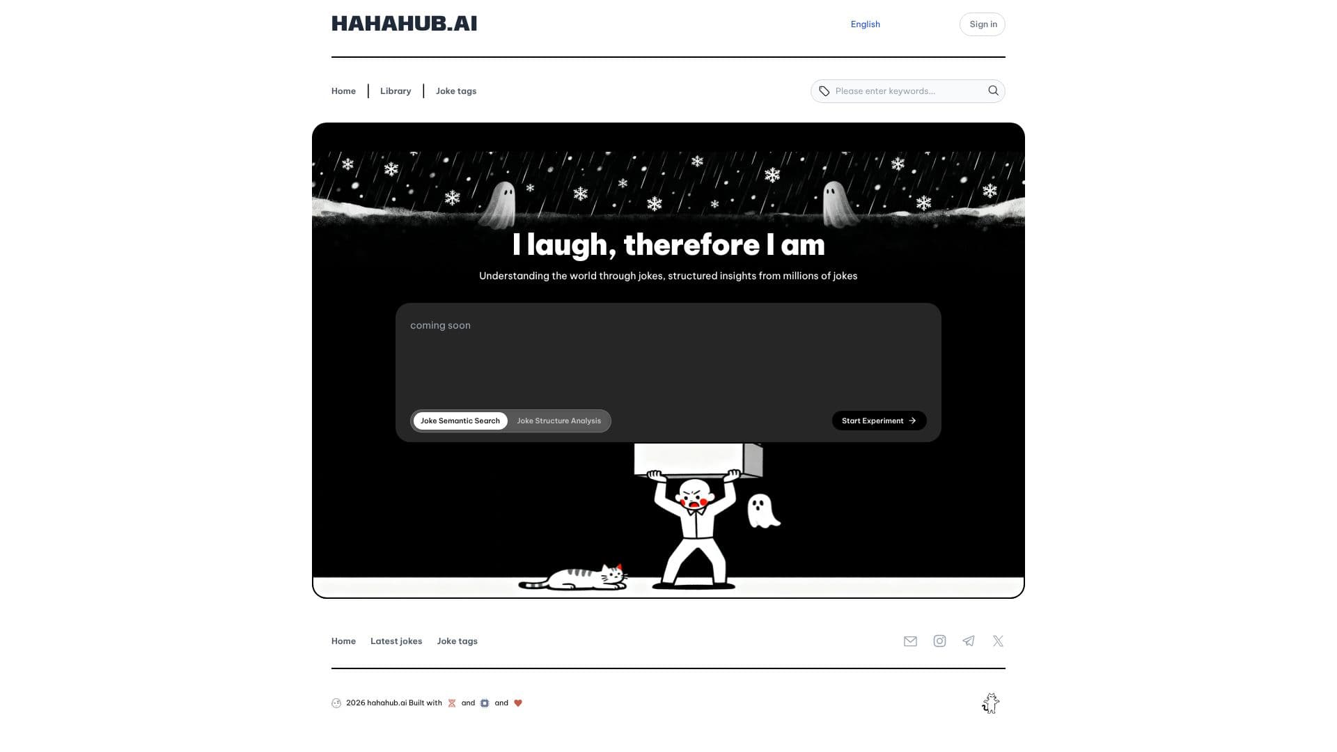 Hahahub.ai screenshot