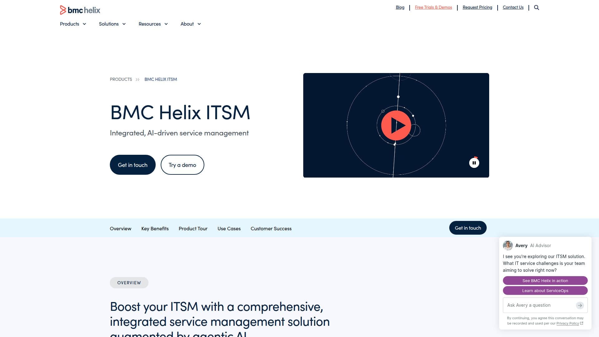 BMC Helix ITSM screenshot