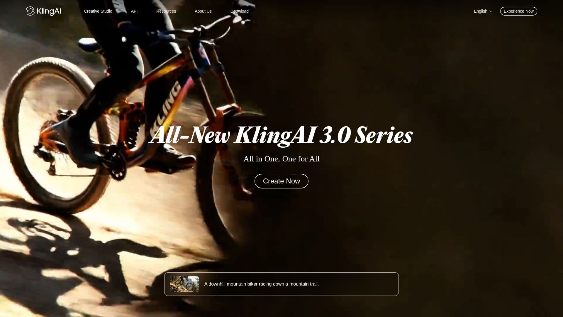 Kling AI screenshot