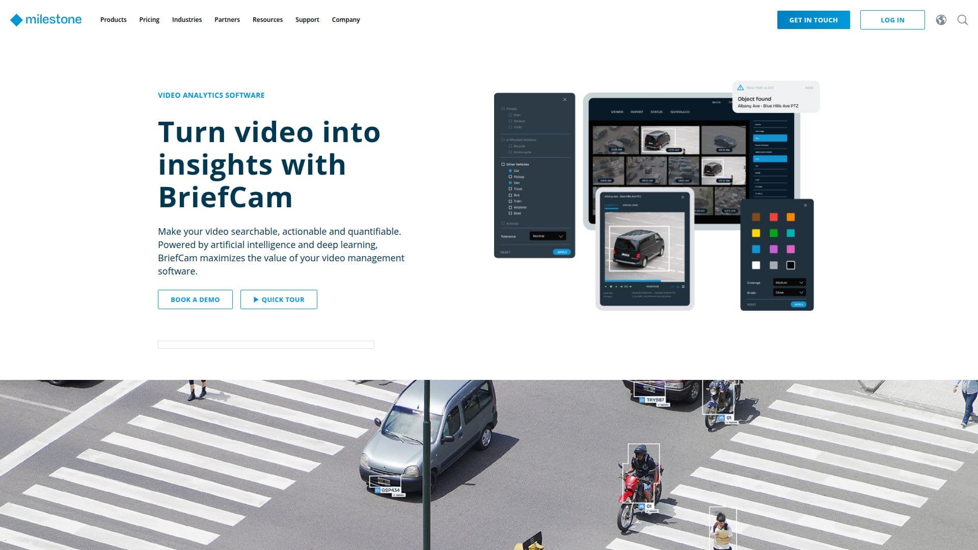 Software de Análise de Vídeo BriefCam screenshot