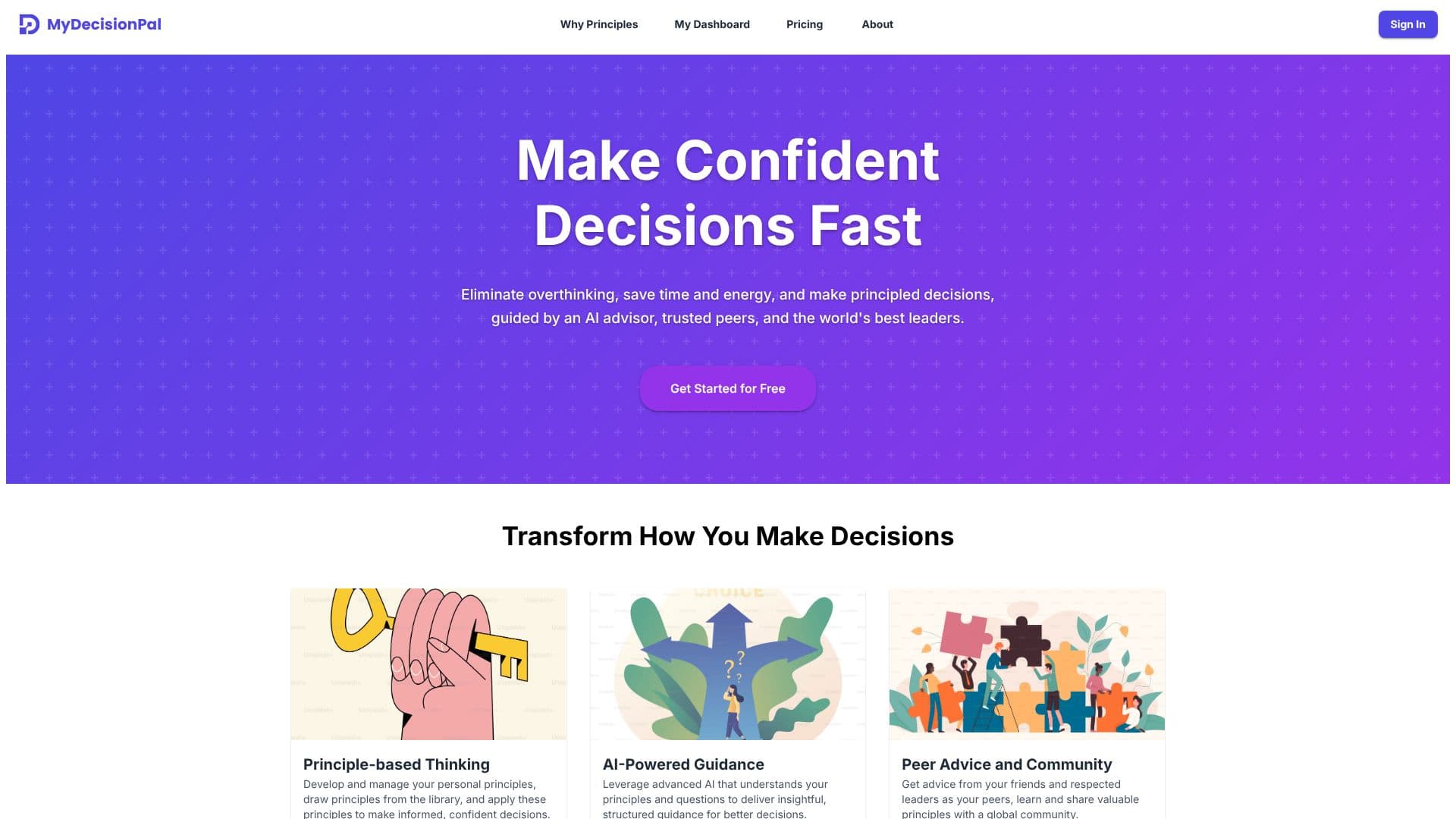 My Decision Pal screenshot