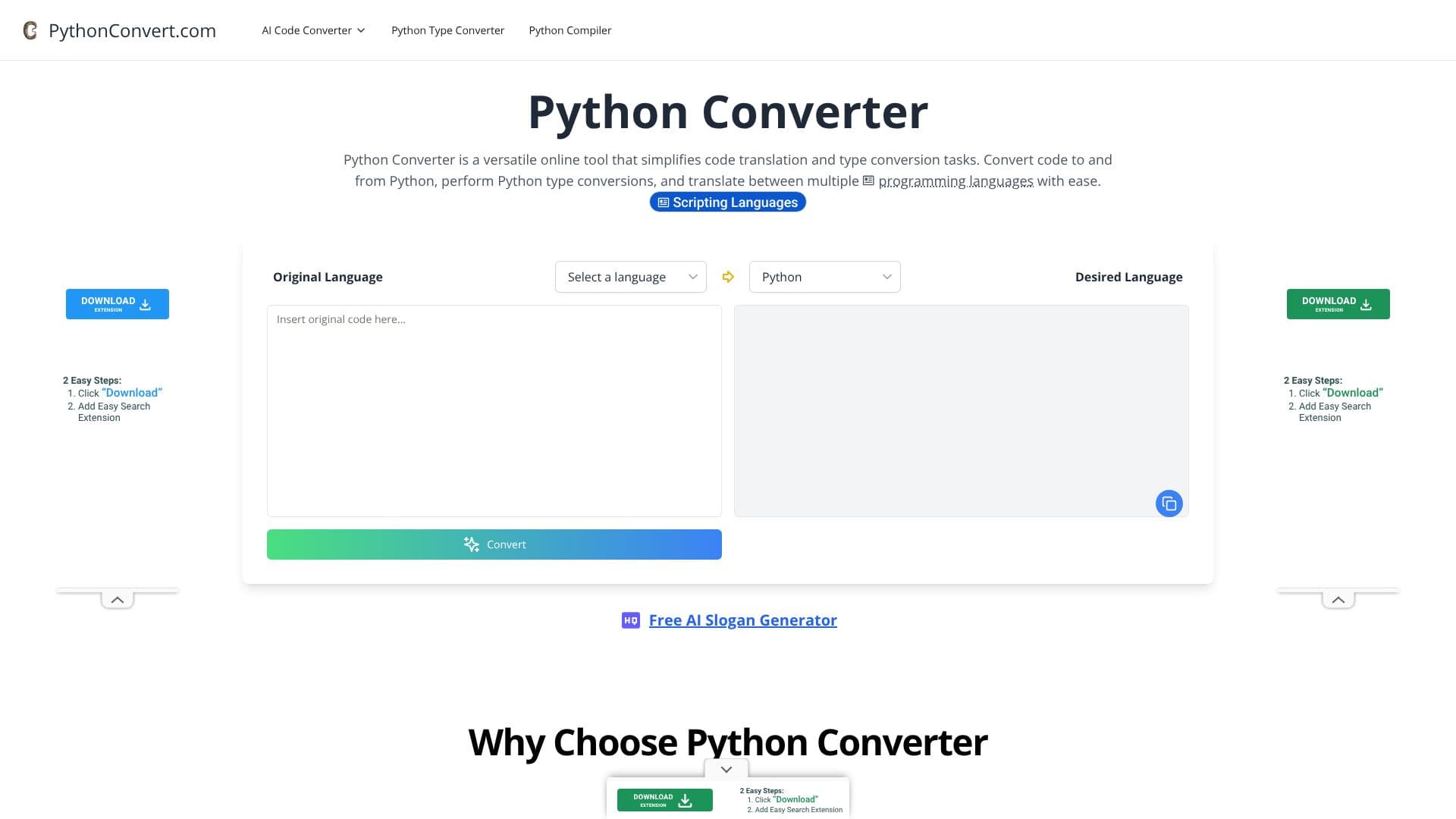Python Converter screenshot