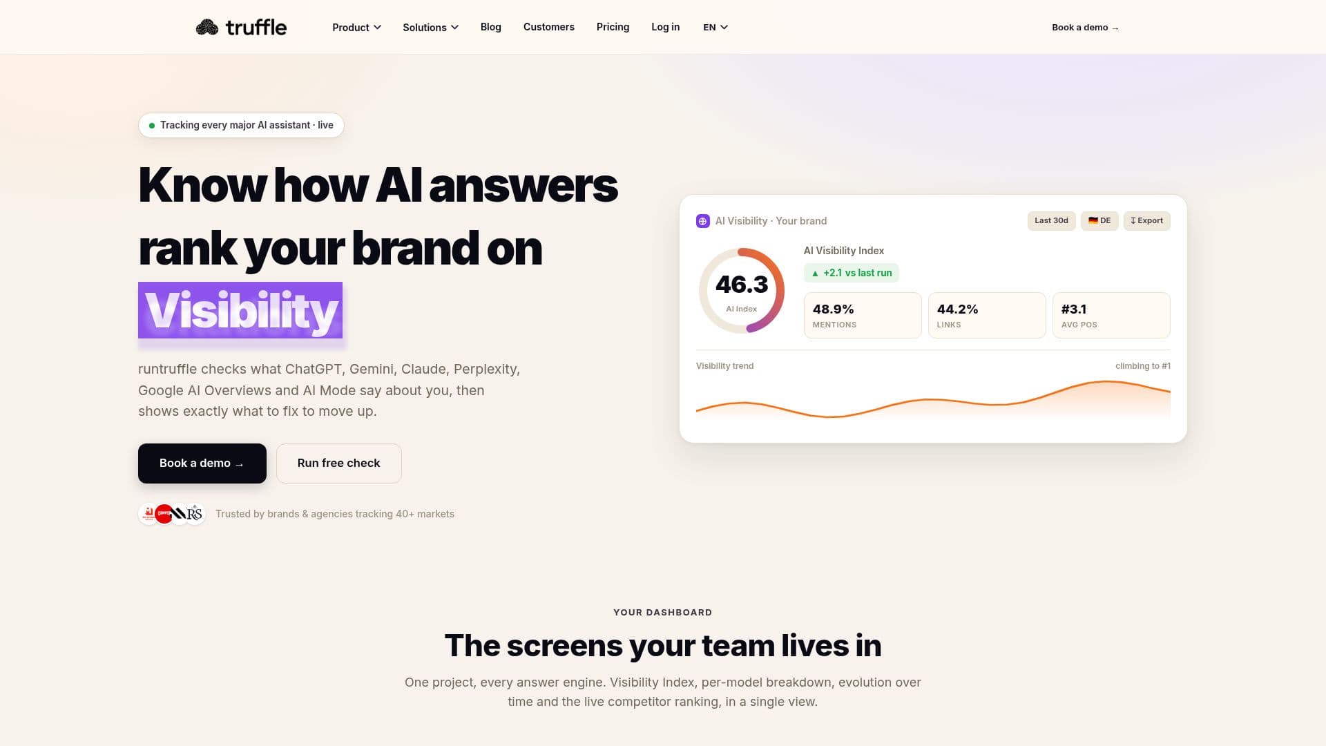 Truffle AI Tracker screenshot
