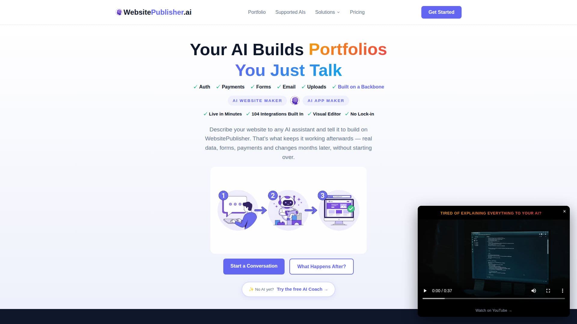 WebsitePublisher.ai — AI Website Builder screenshot