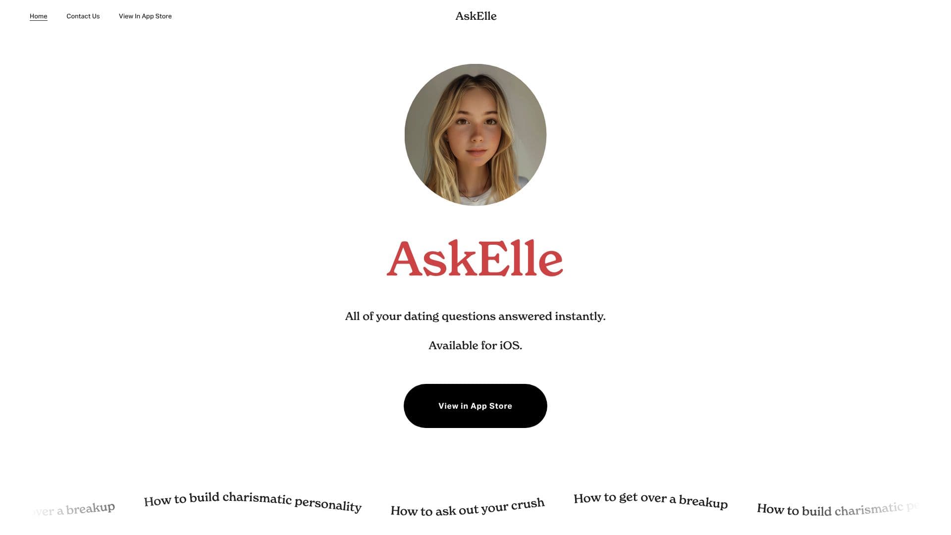 AskElle screenshot