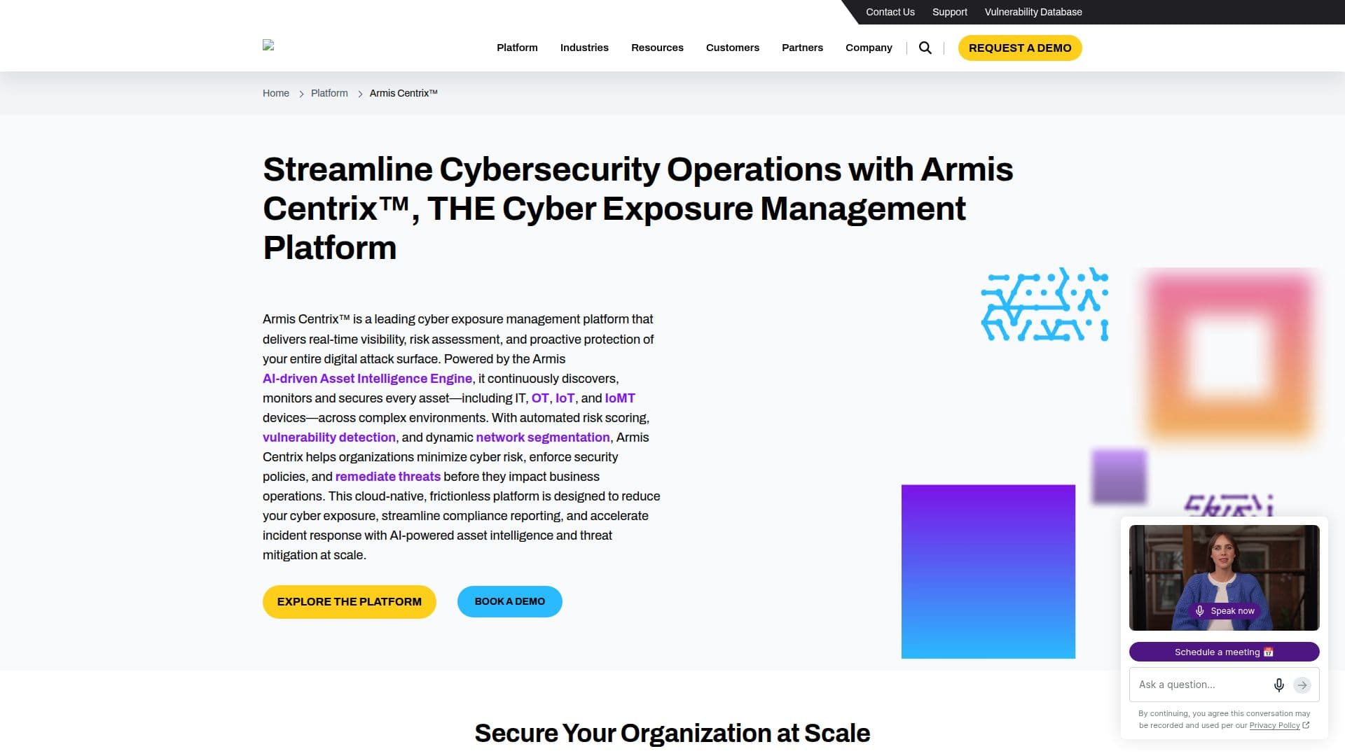 Armis Centrix screenshot