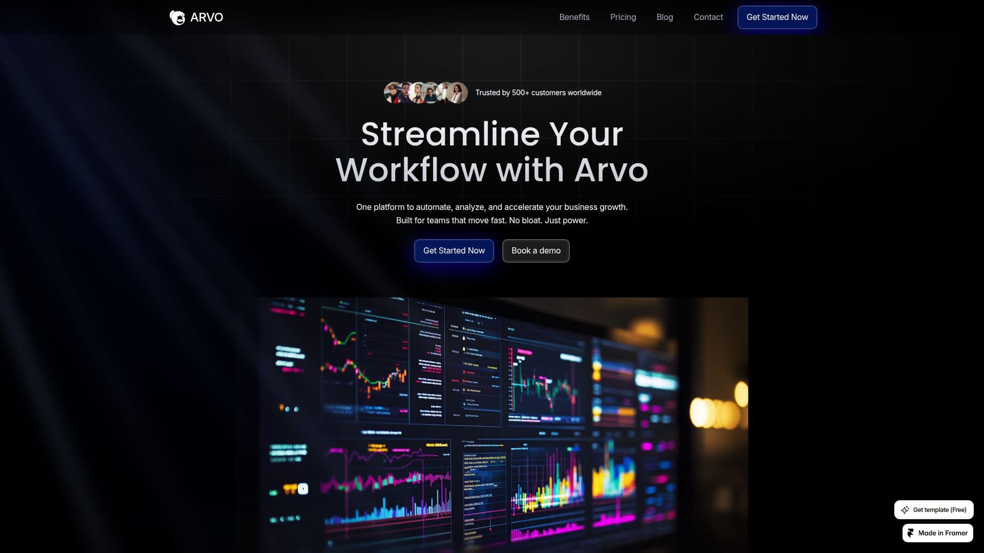 Arvo – SaaS Potenciado por IA screenshot