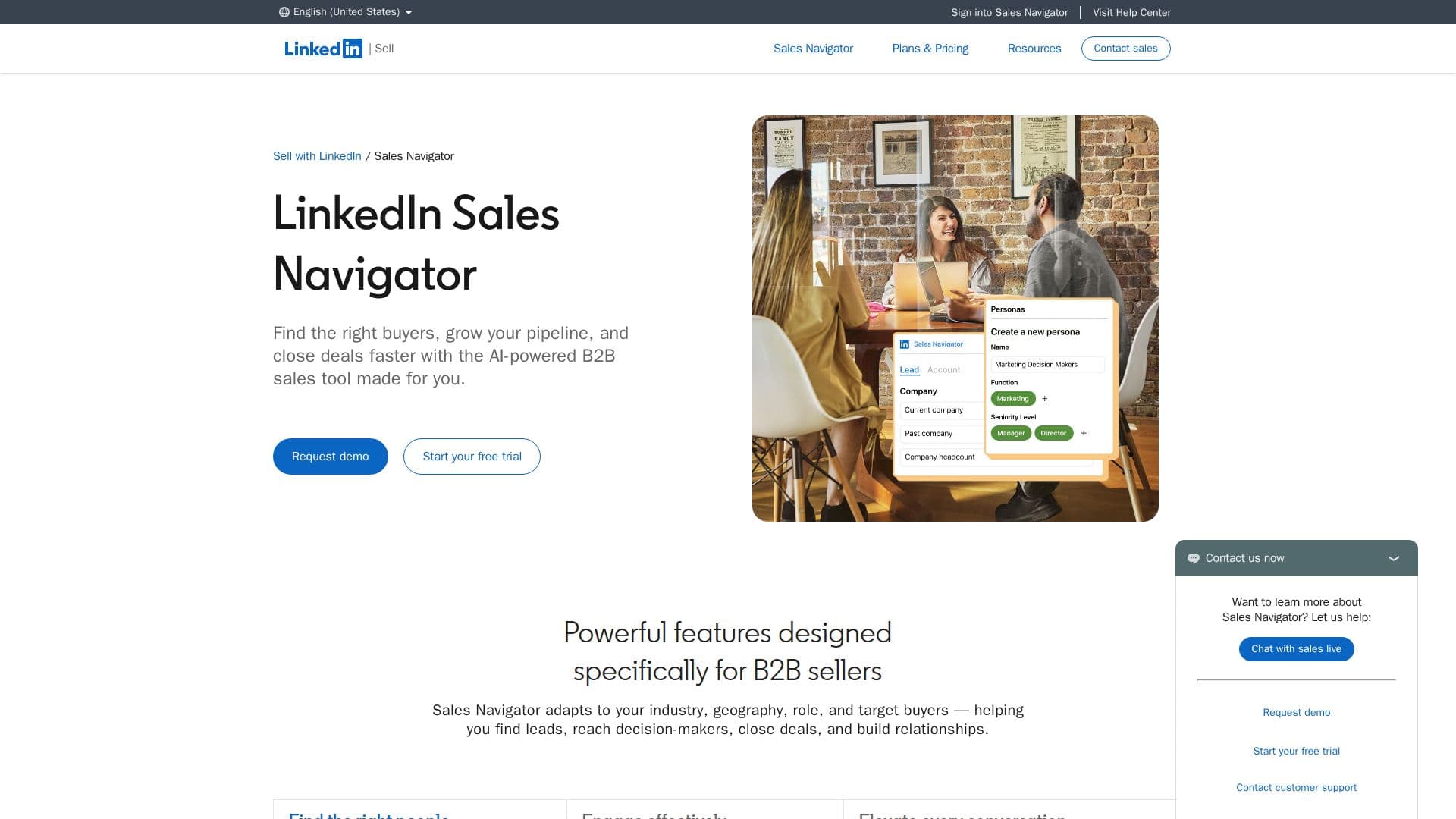LinkedIn Sales Navigator screenshot