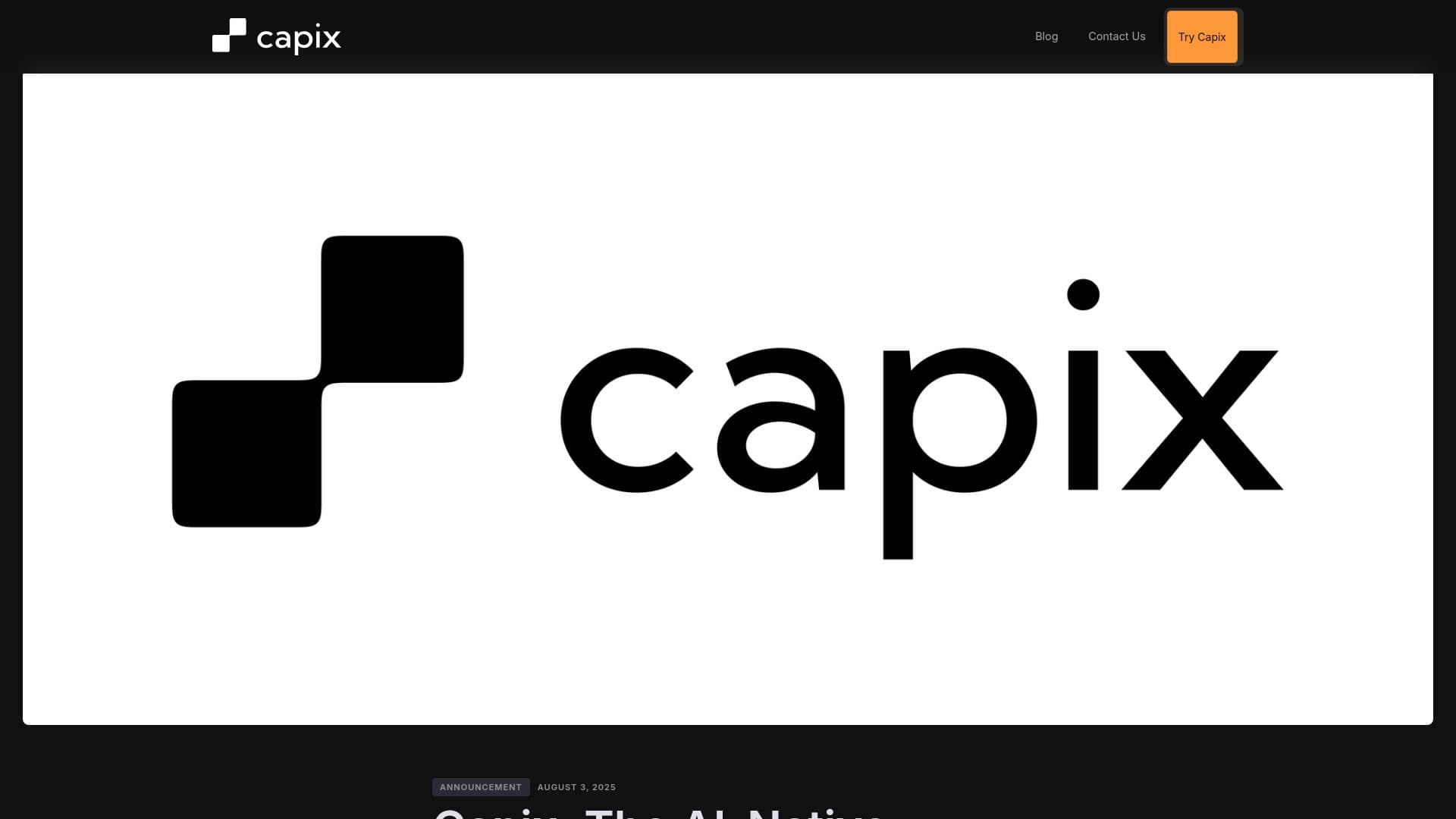 Capix: Plataforma de Dados de Mercado Nativa em IA screenshot