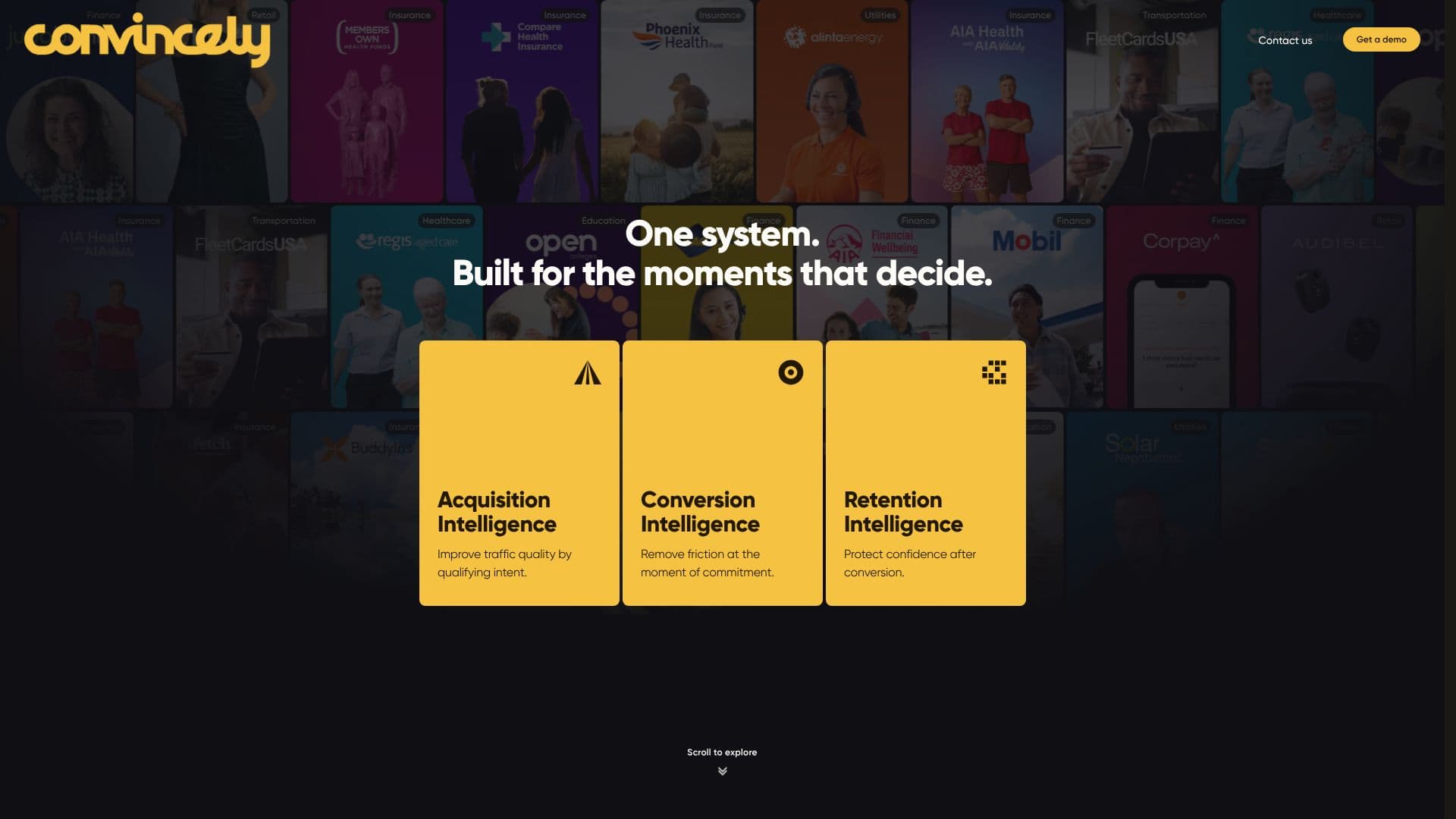 Convincely Behavioural Intelligence Platform screenshot