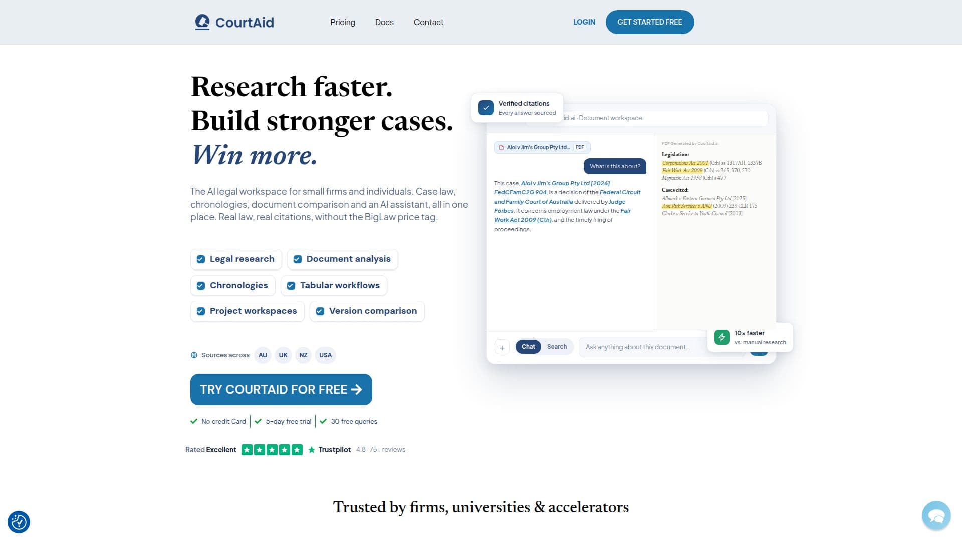 CourtAid Assistente Jurídico de IA screenshot