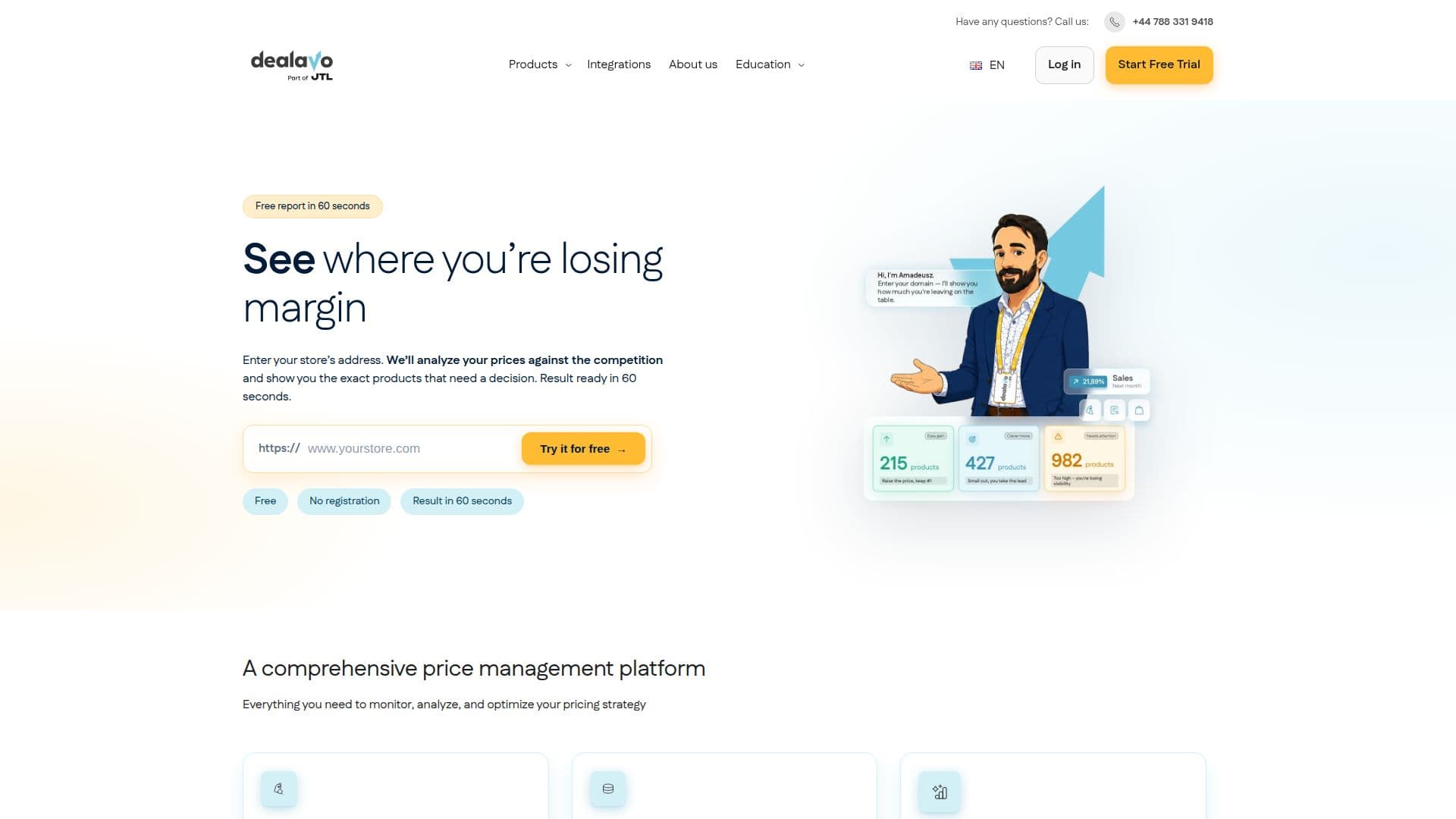 Plataforma de Monitoramento de Preços Dealavo screenshot