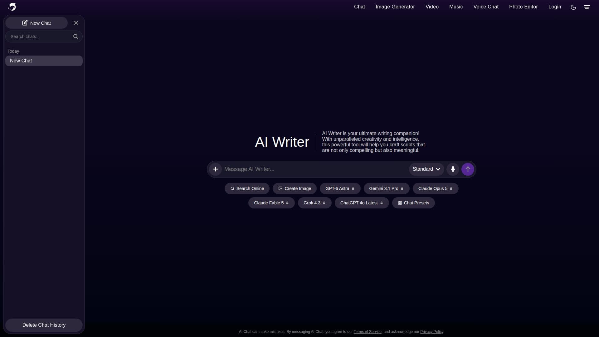 AI Writer (DeepAI) screenshot