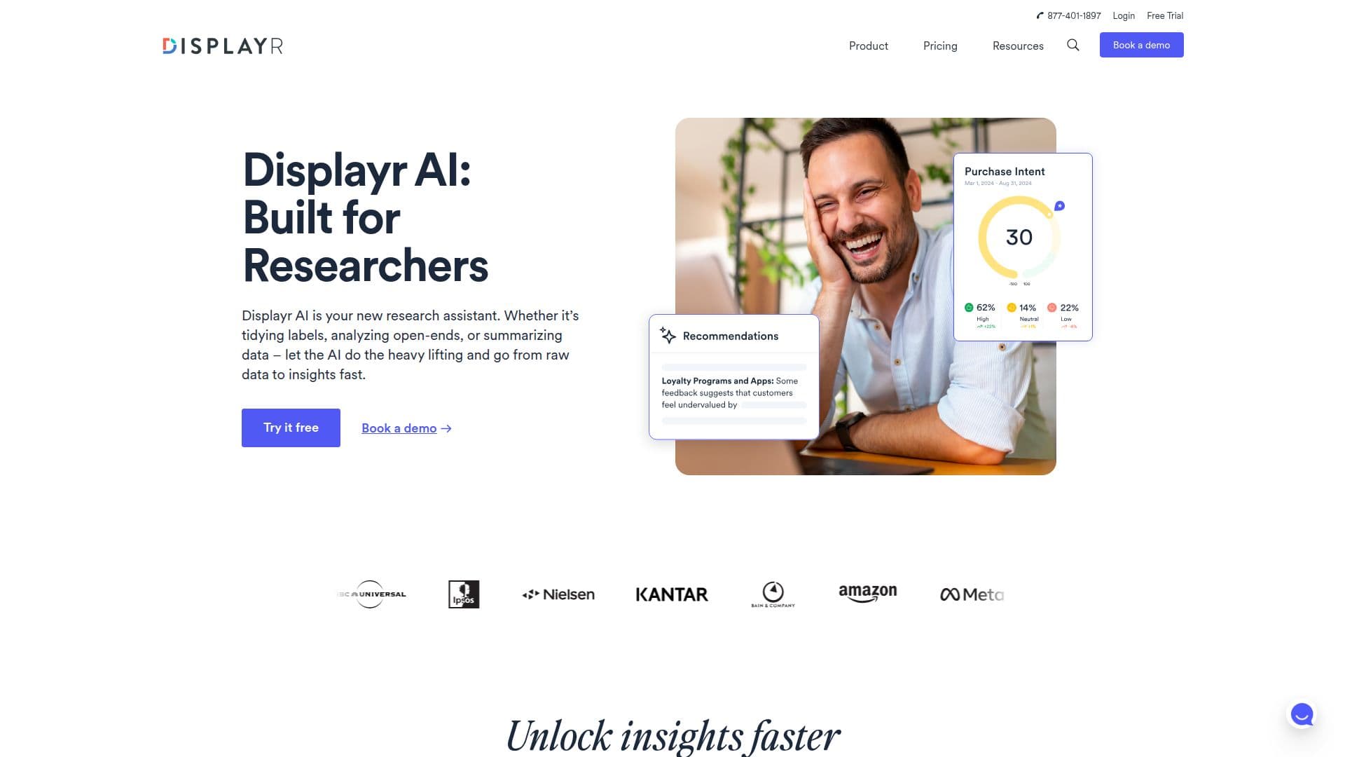 Displayr AI para Pesquisadores screenshot