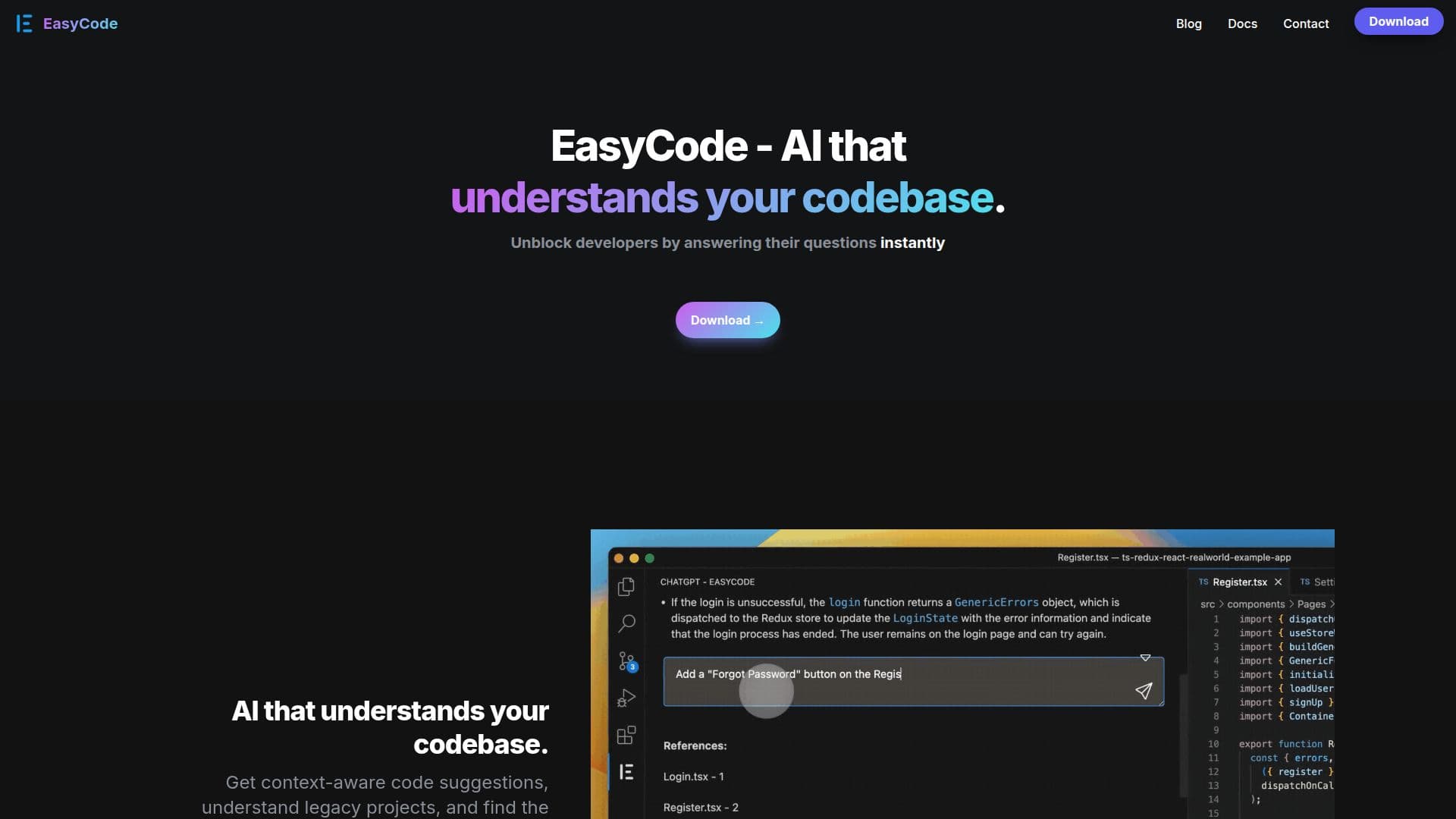 EasyCode - Assistente de Código AI screenshot