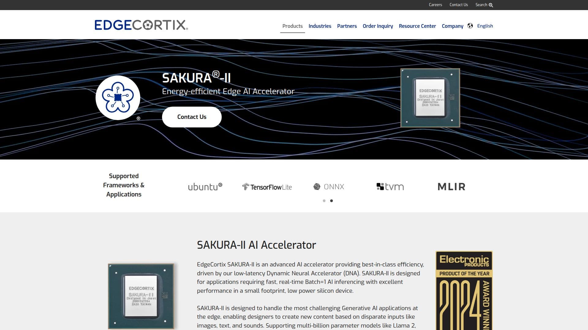 EdgeCortix SAKURA-II Co-processador screenshot