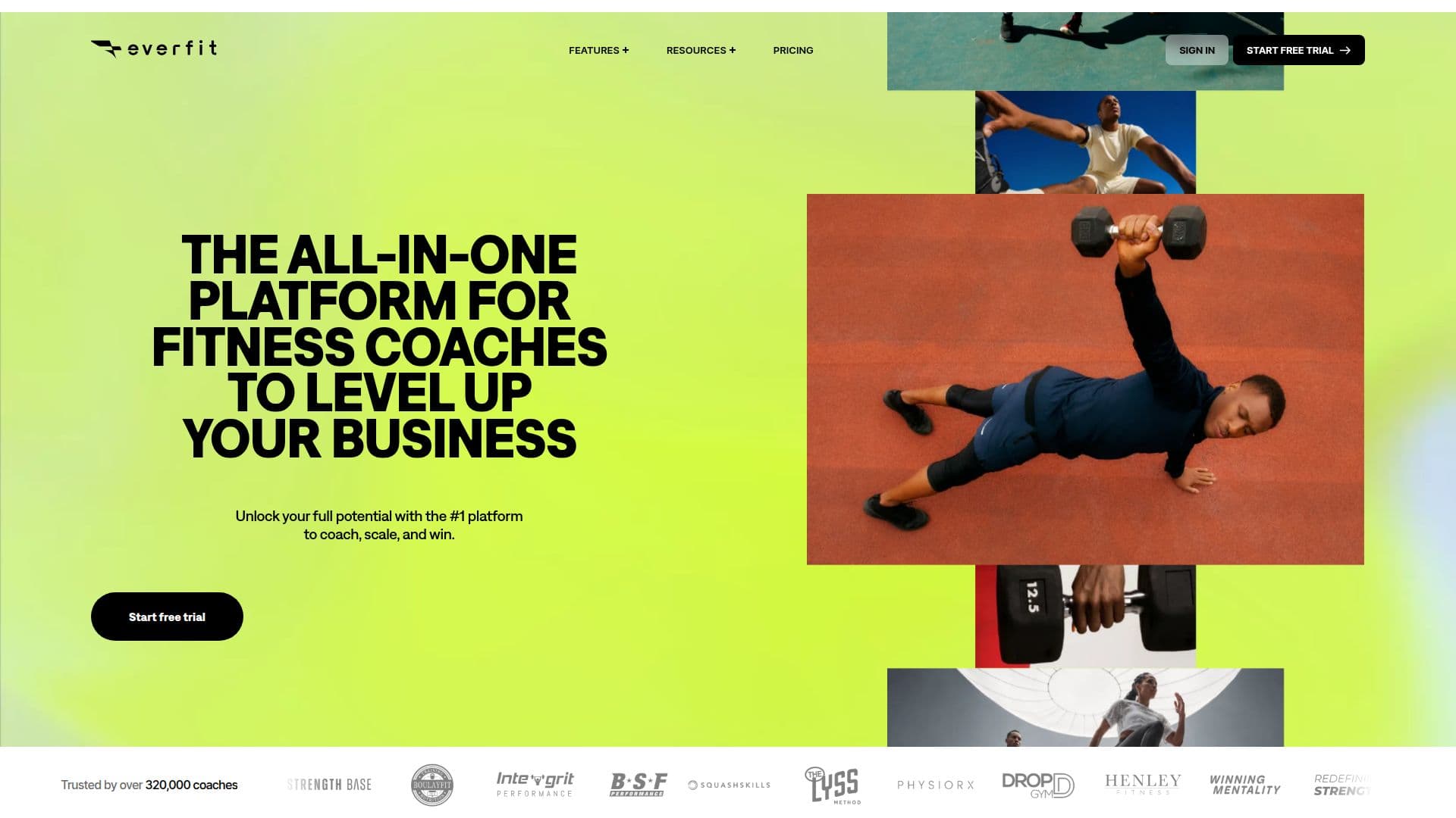 Everfit screenshot