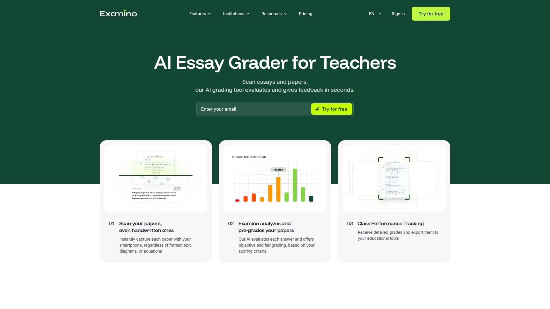 Examino - Avaliador de Redações com IA screenshot