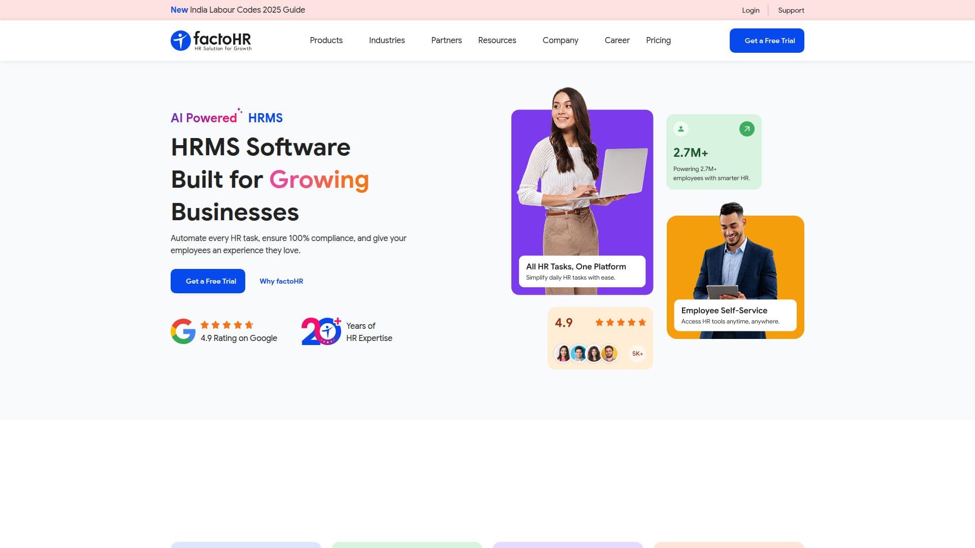 factoHR: Software de RH e Folha de Pagamento com IA screenshot