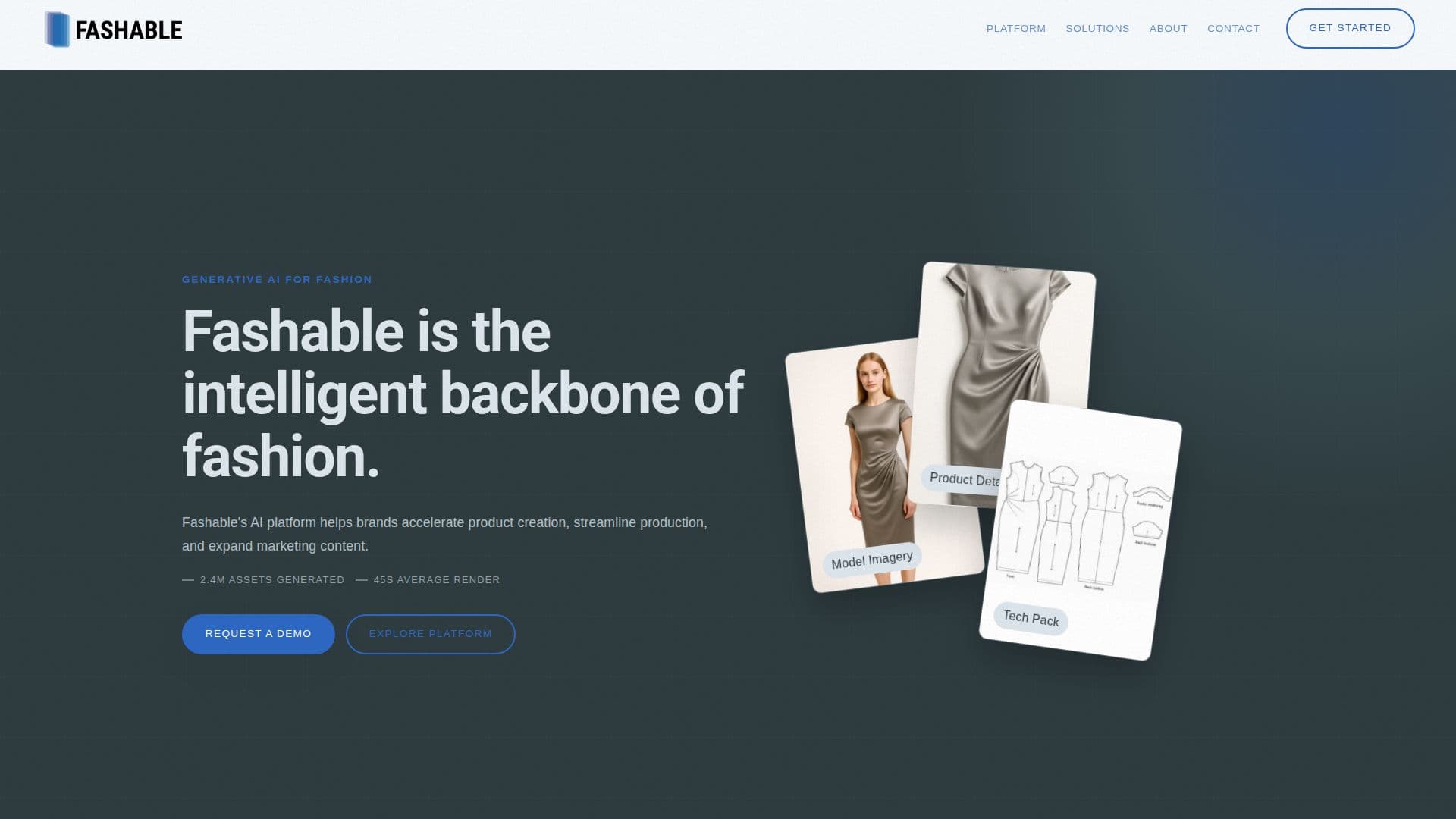 Plataforma Fashable AI screenshot
