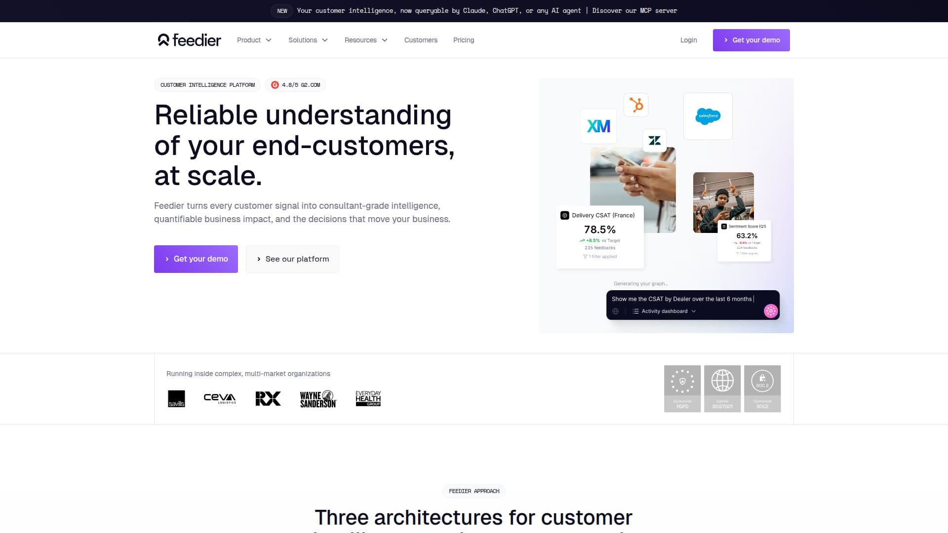 Feedier: Plataforma de Inteligência do Cliente screenshot