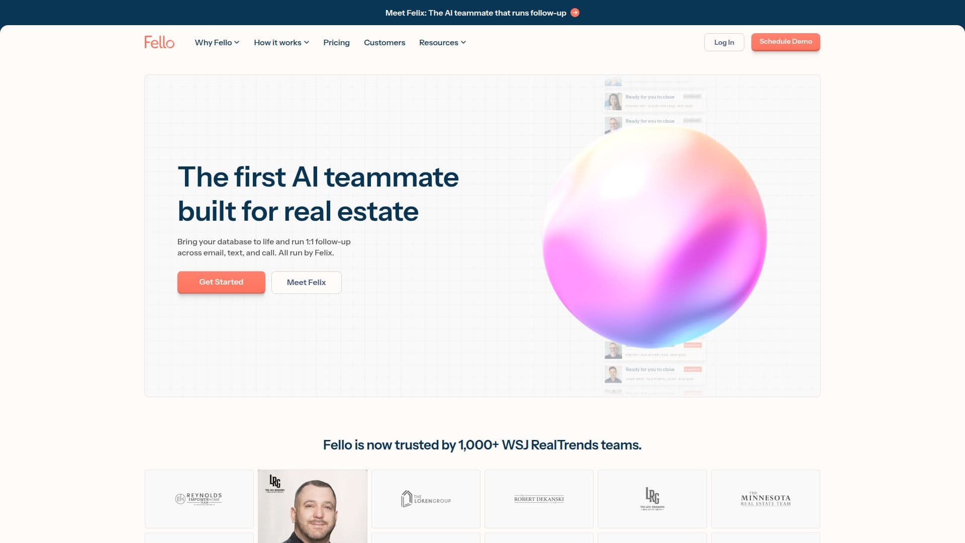 Plataforma Fello AI para Imóveis screenshot