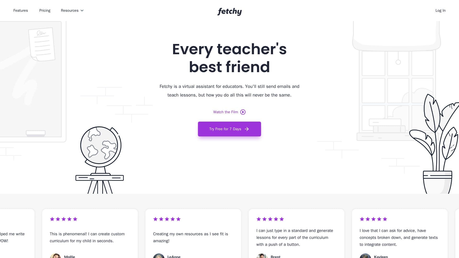 Fetchy - Assistente de IA para Educadores screenshot