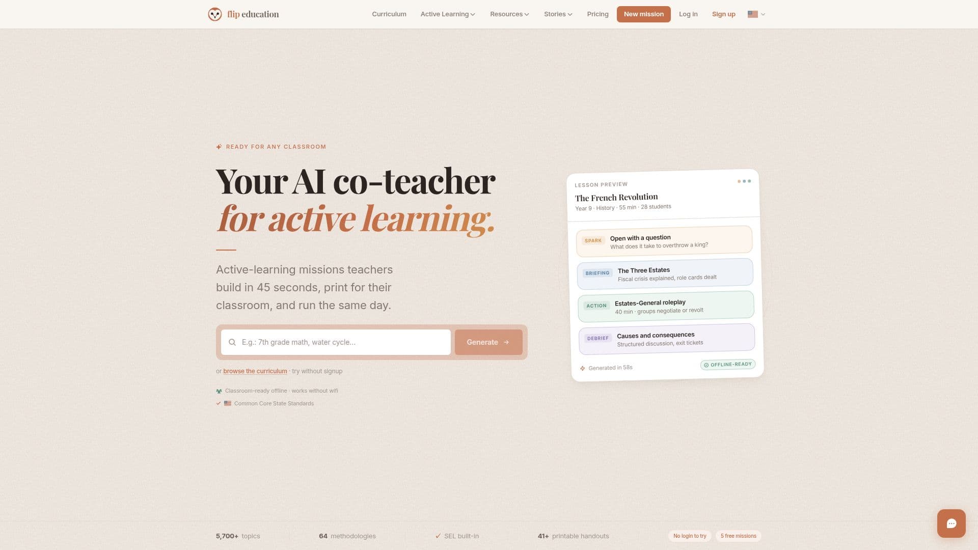 Flip Education screenshot