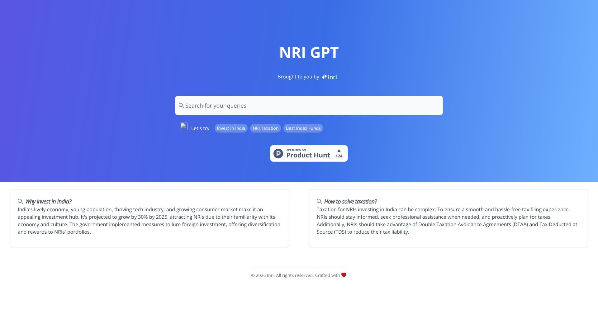 NRI GPT screenshot