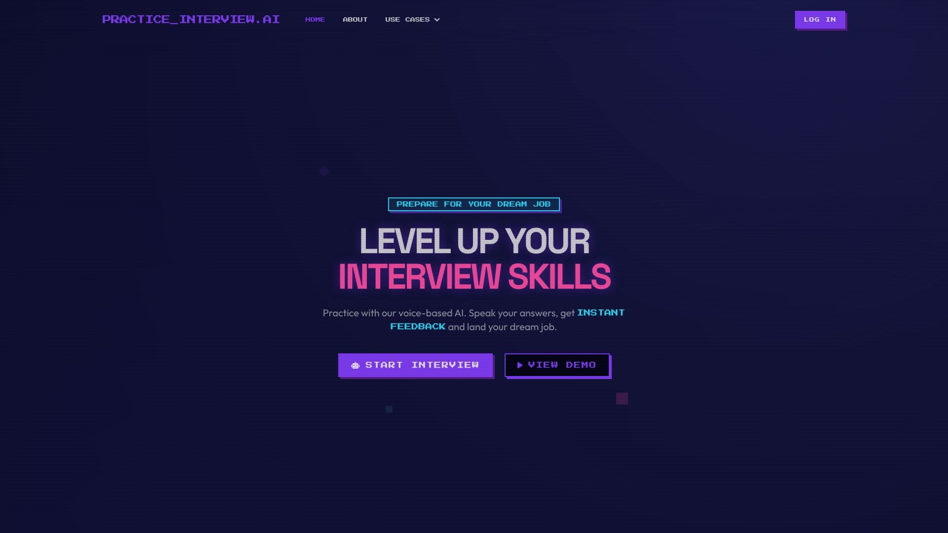 PracticeInterview.ai screenshot