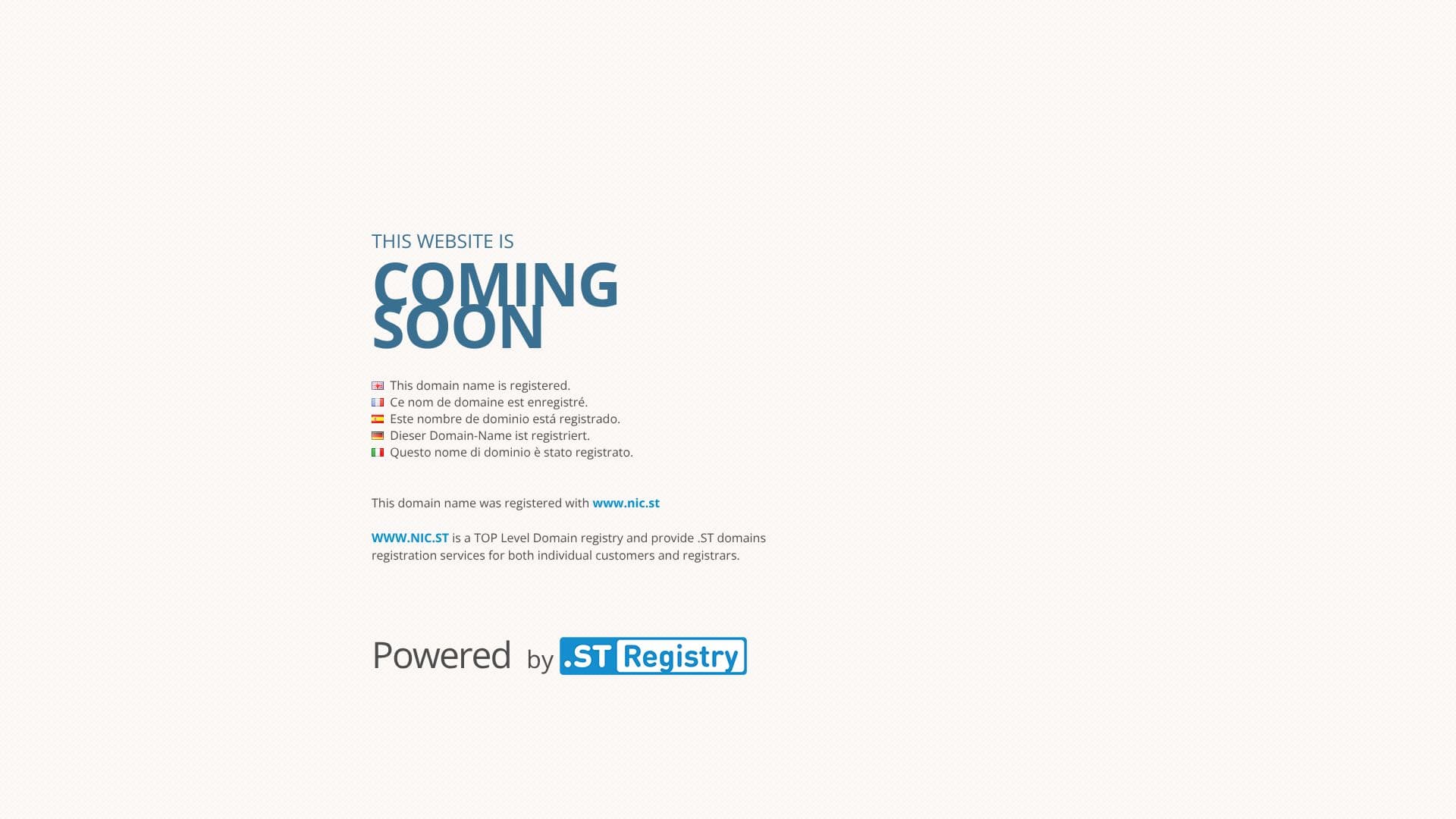 ST Registry screenshot