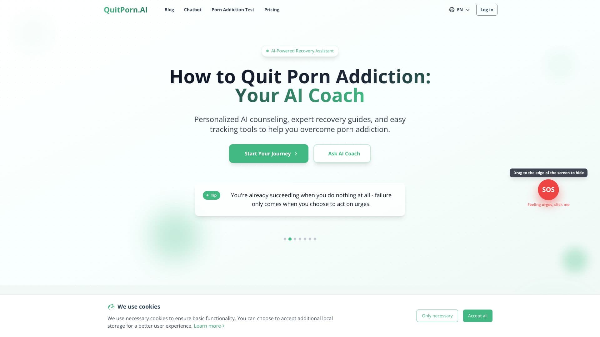 QuitPorn AI Coach screenshot