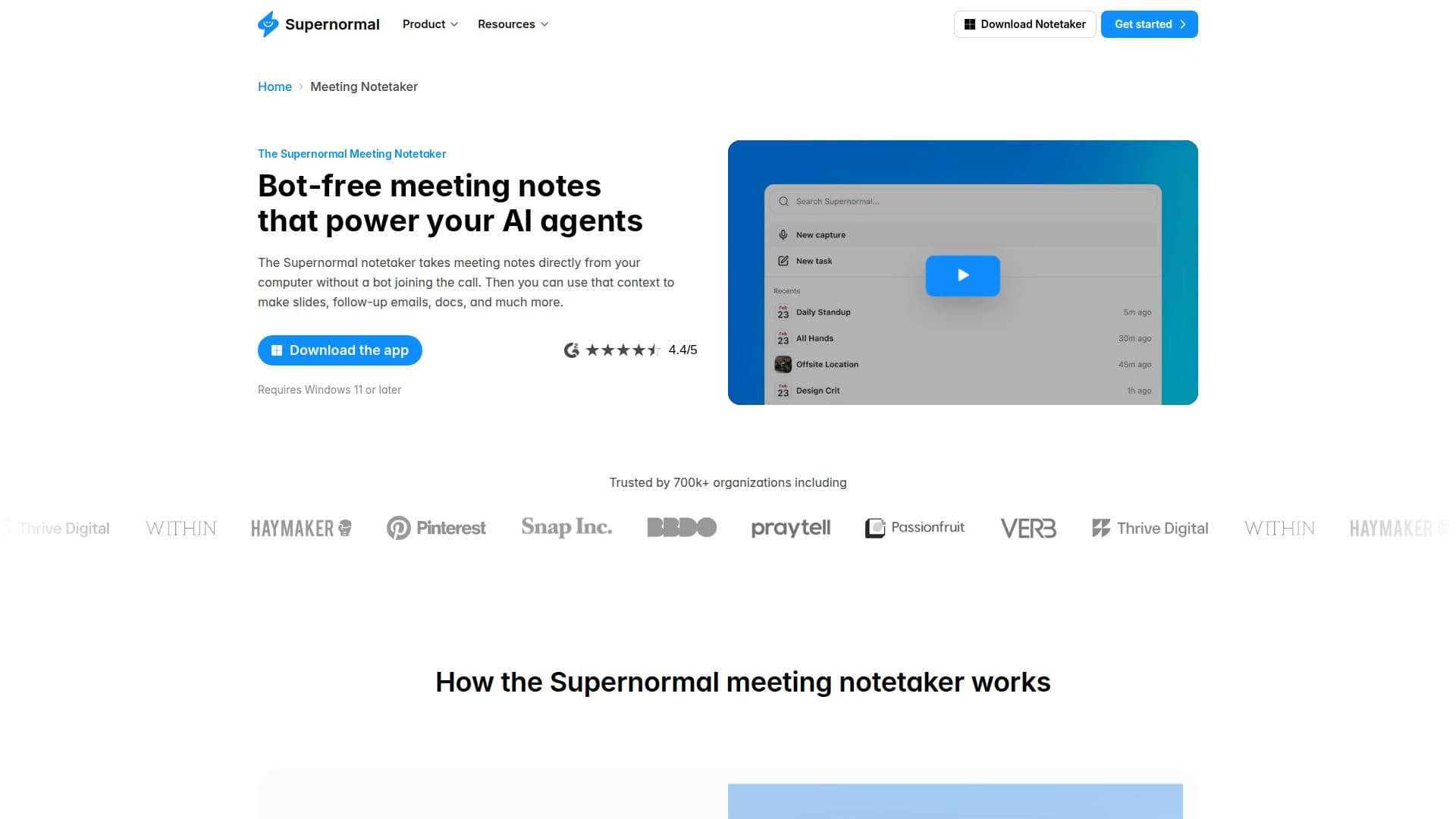 Supernormal — AI Meeting Notetaker screenshot