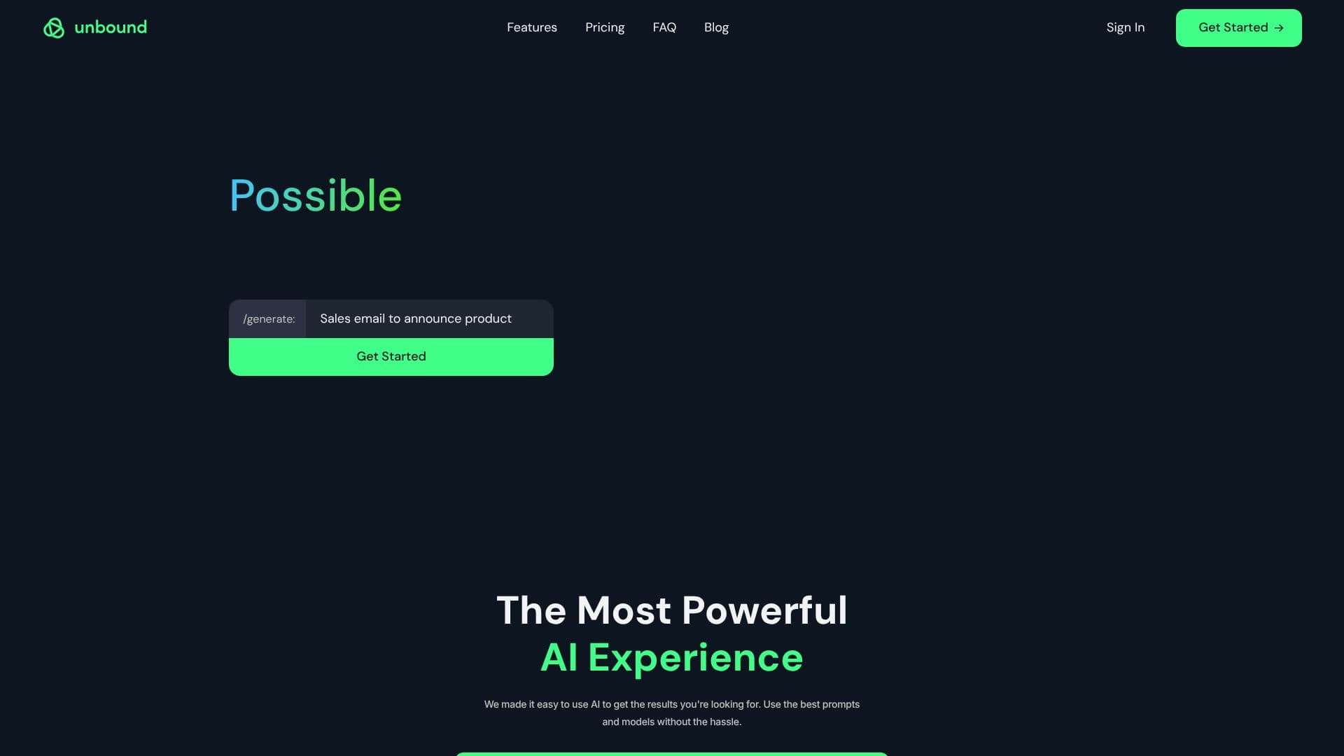 UnboundAI screenshot