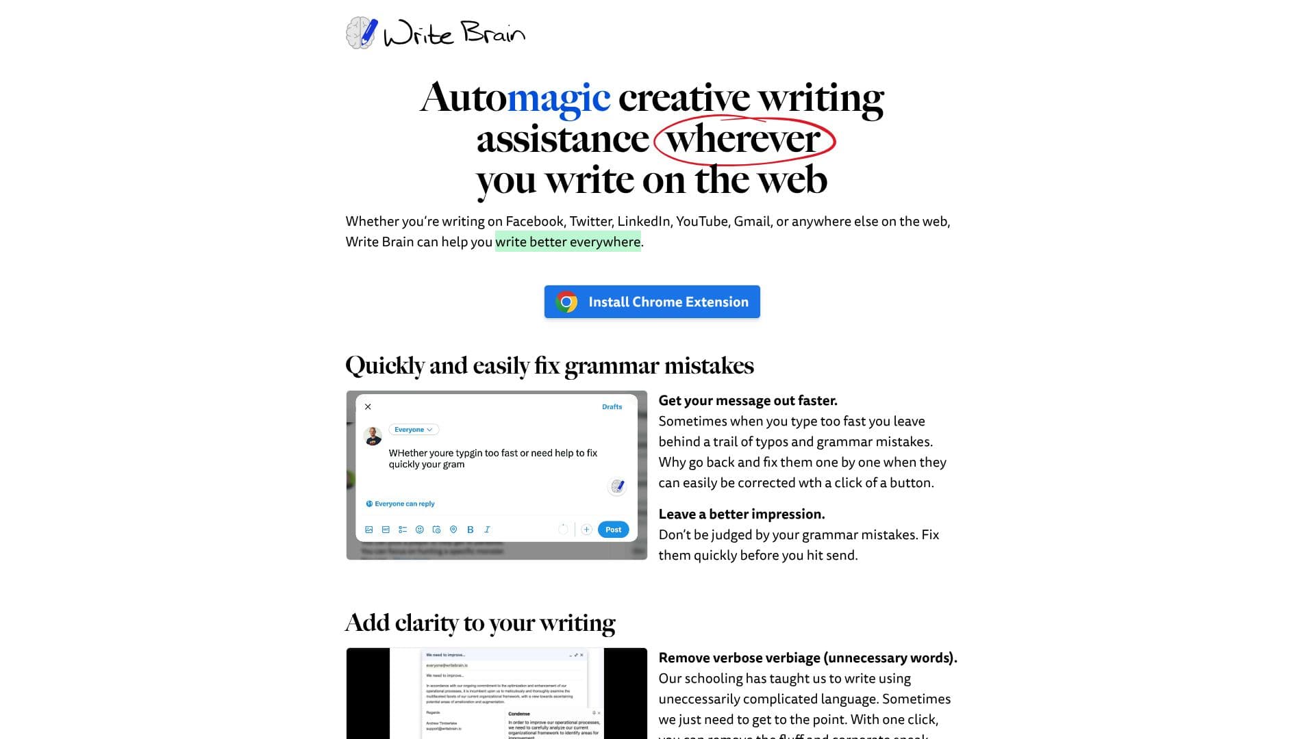Write Brain screenshot