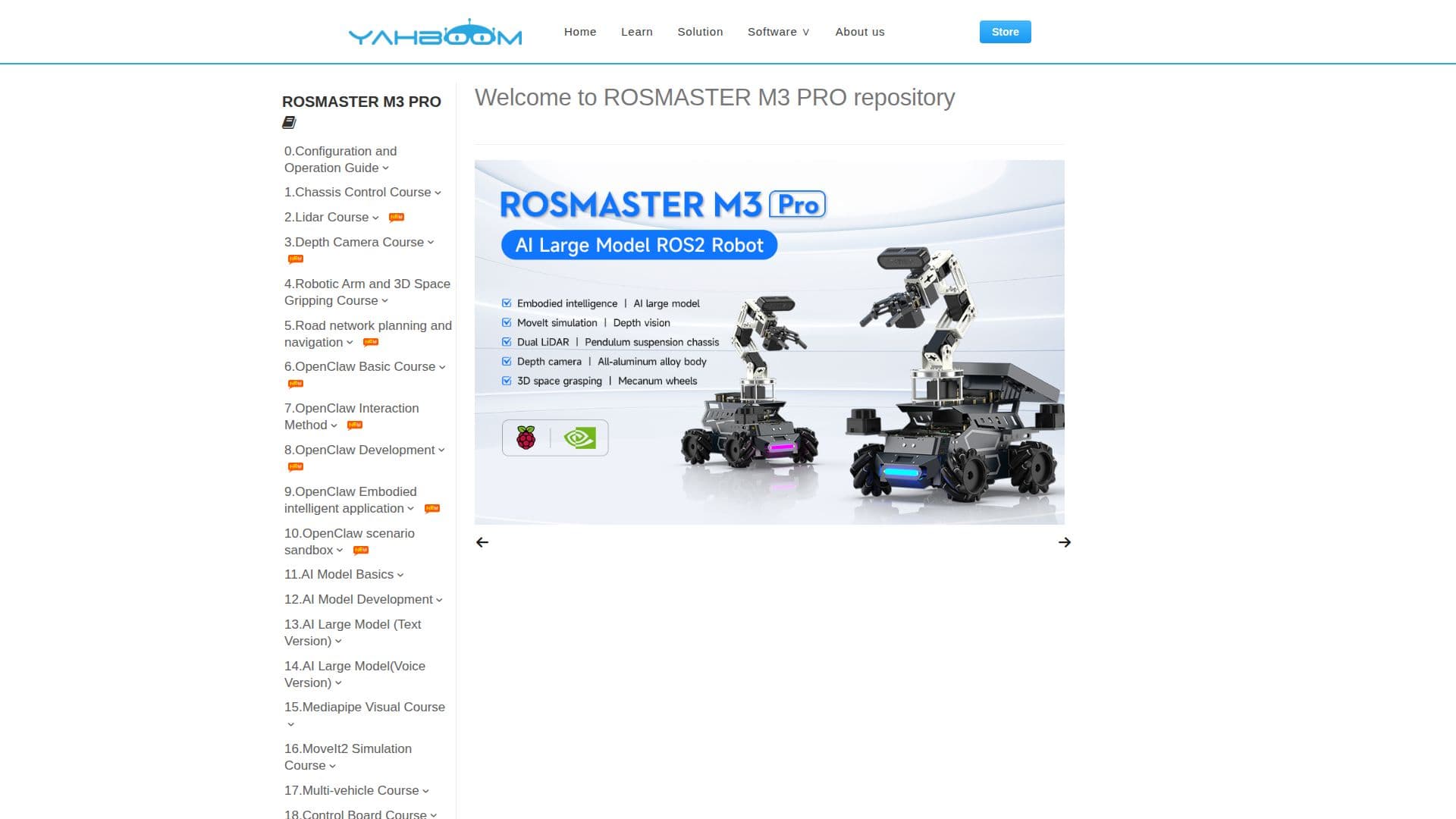 Yahboom ROSMASTER M3 Pro screenshot